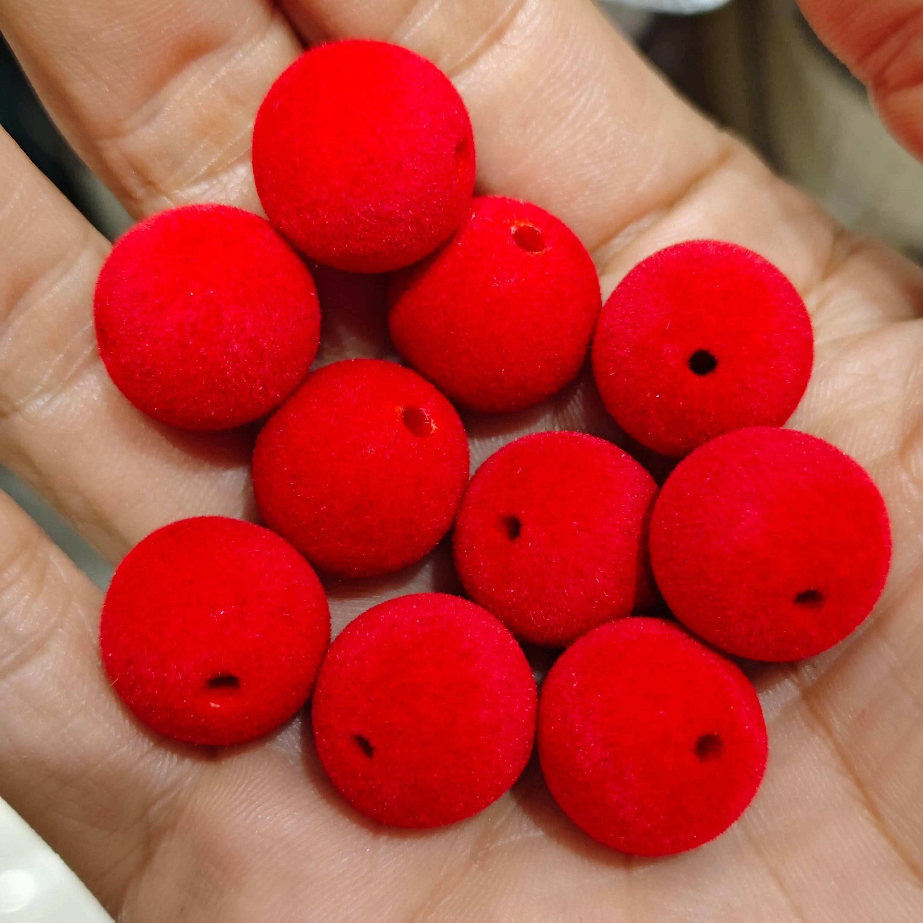 FS0051- 16mm Flocked Beads Fit For Beadable Pens Zoe's DIY Shop