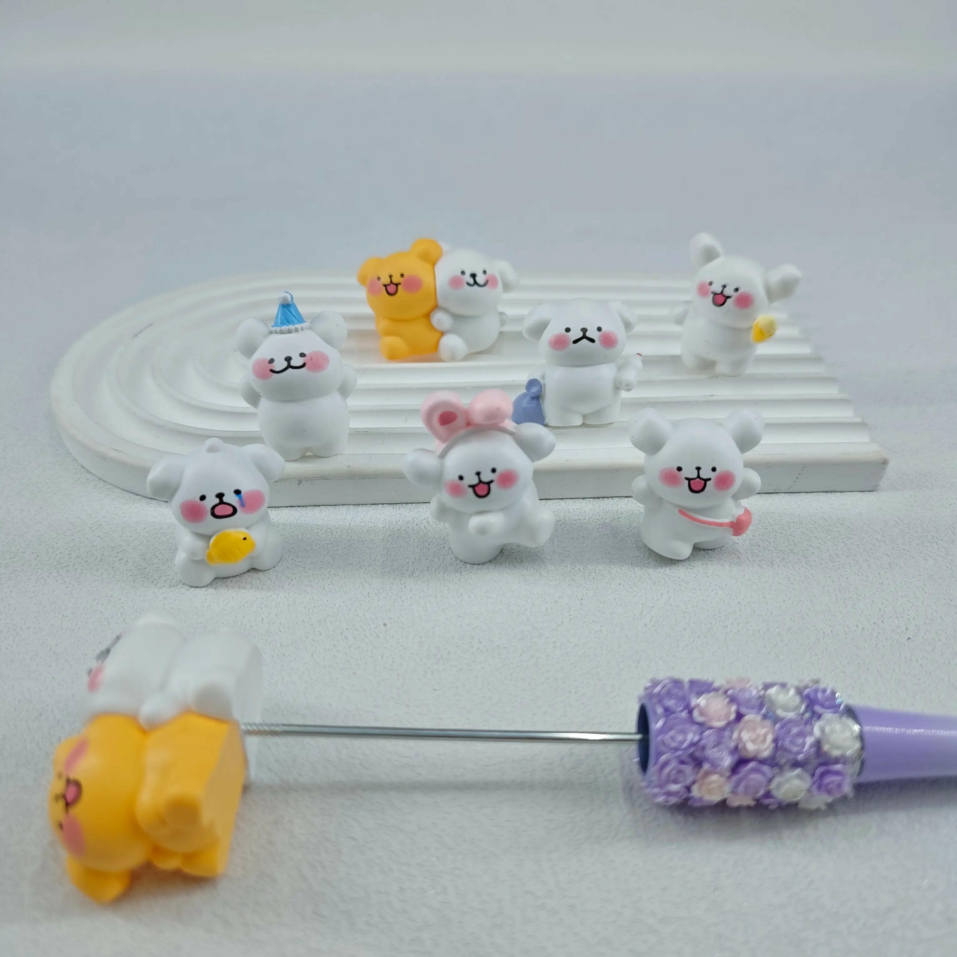 FS2080- 7PCS/Set Cute Dog Pen Toppers Zoe's DIY Shop