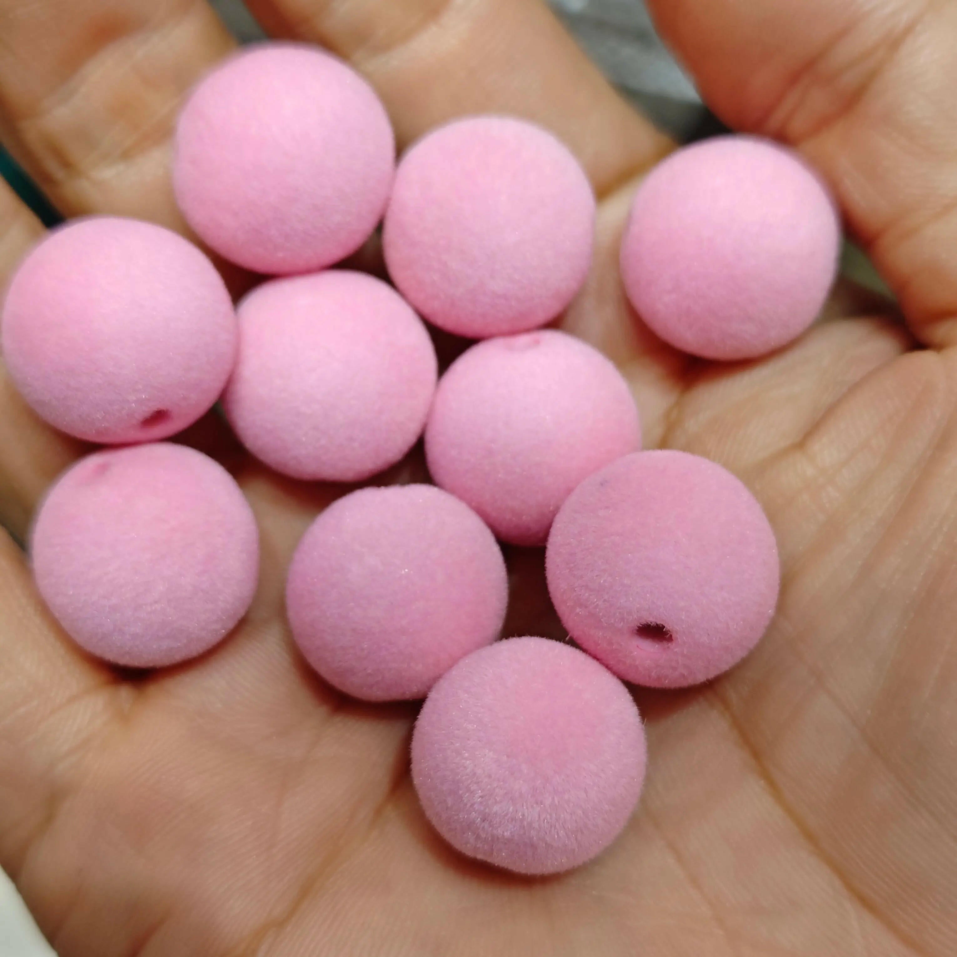 FS0051- 16mm Flocked Beads Fit For Beadable Pens Zoe's DIY Shop