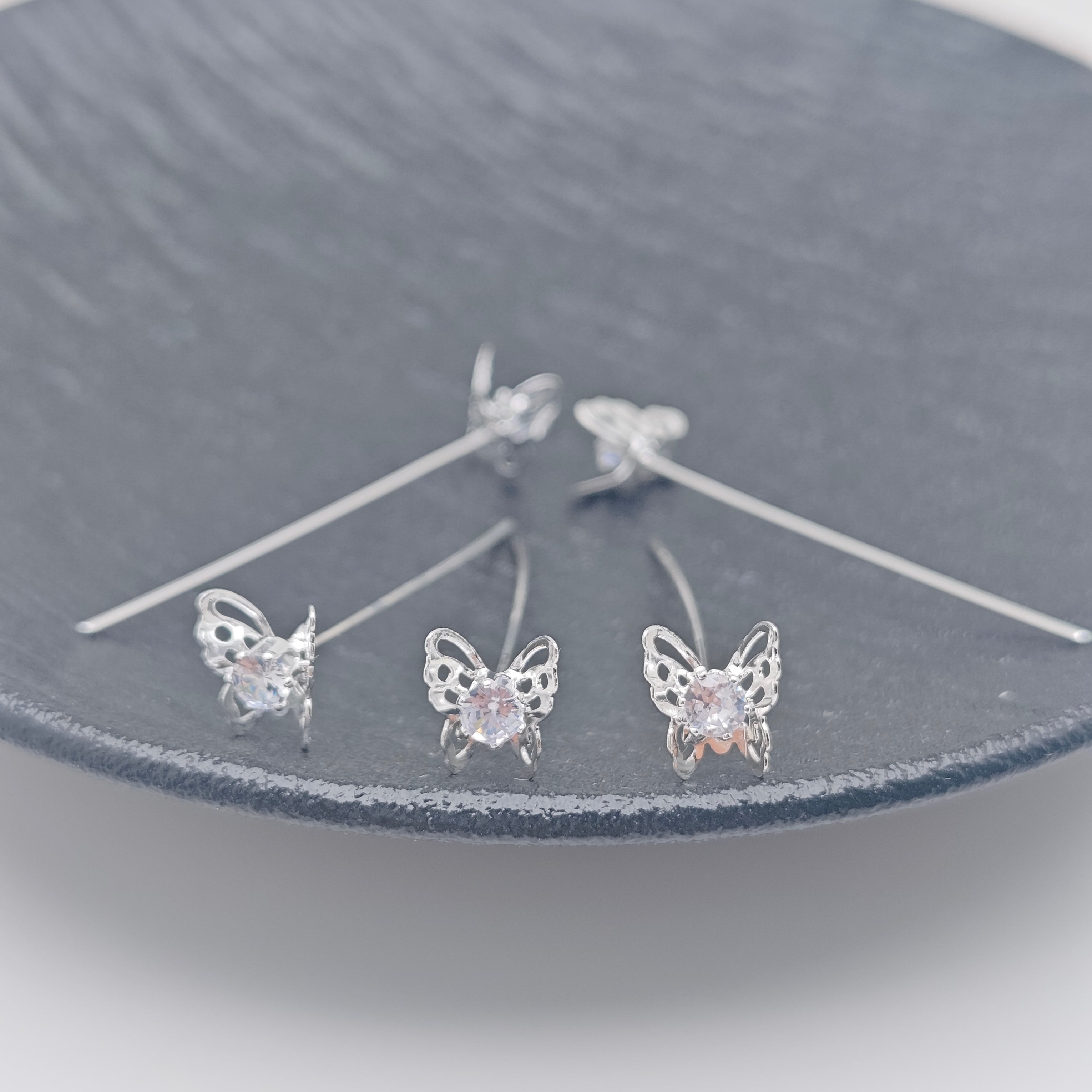FS4894- 40mm Butterfly Zircon Pin