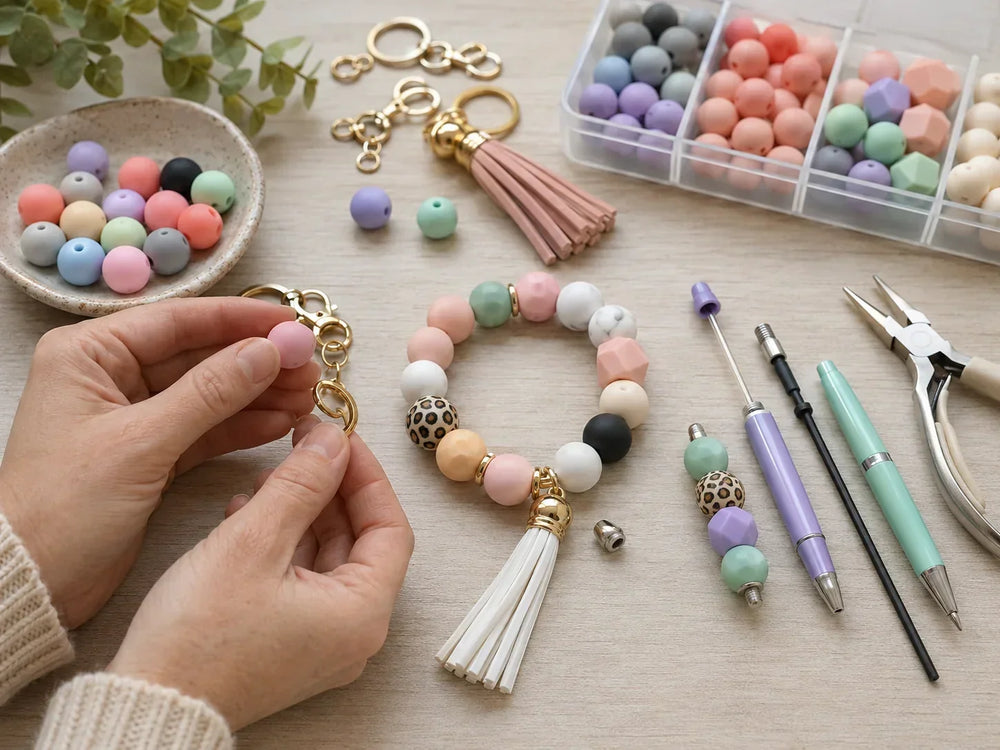 Silicone Bead Fit Checks for Keychains, Wristlets, and Beadable Pen