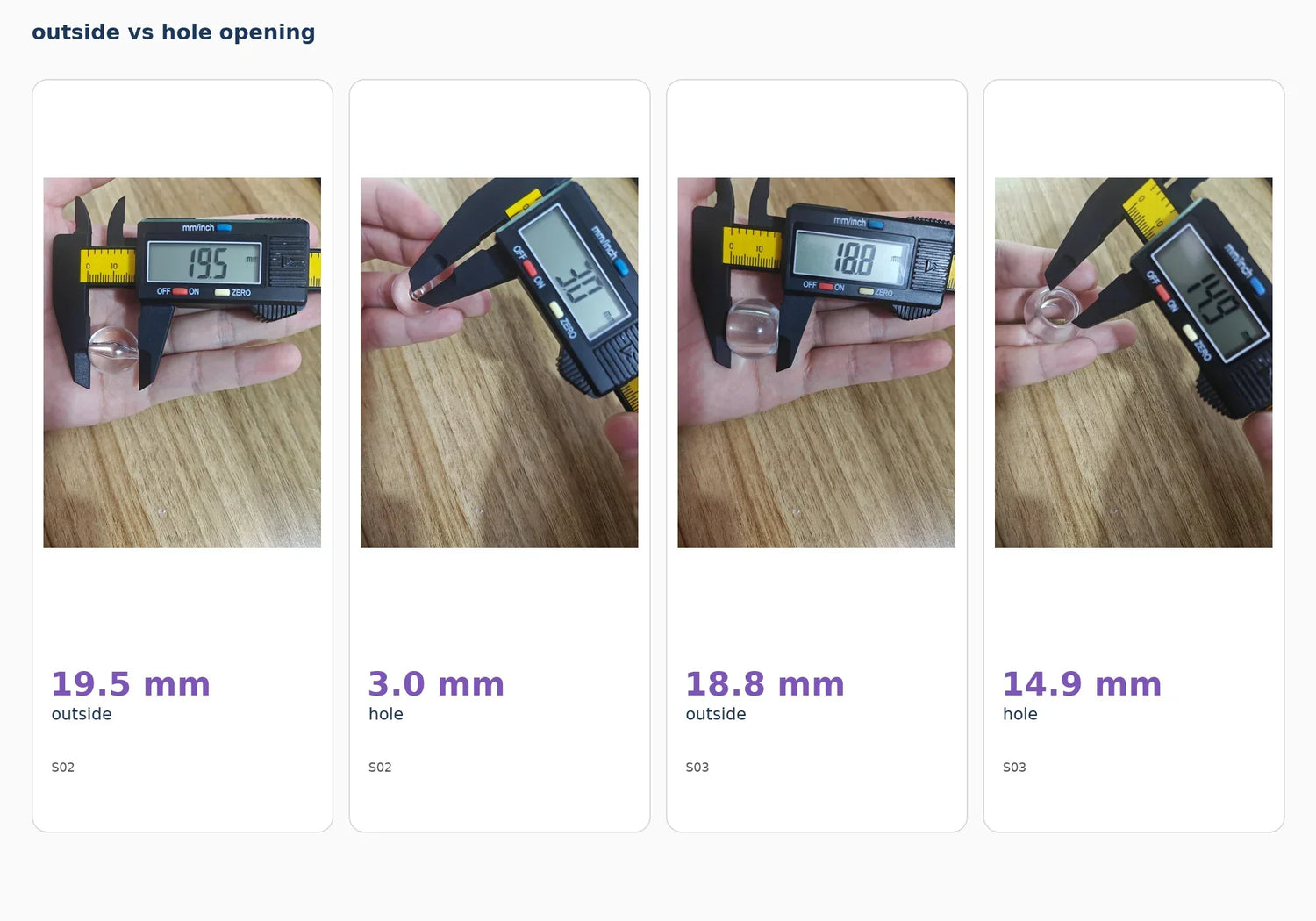 Bead Measurement Chart: How to Measure Bead Diameter and Hole Size with Caliper