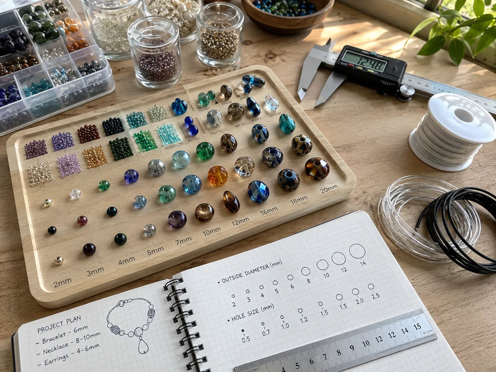Glass Bead Size Chart: How to Decide What Size You Need Before You Buy