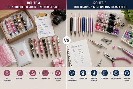 How Much Do Beaded Pens Sell For? A Two-Route Cost Guide Before You Set Any Price