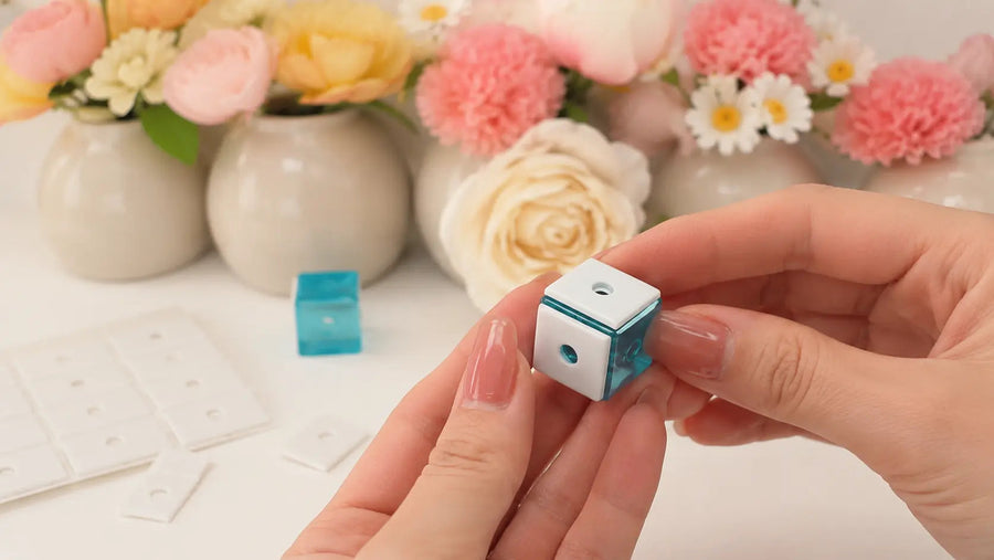 How to Decorate a Translucent Cube Bead for DIY Charms - Zoe DIY Wholesale