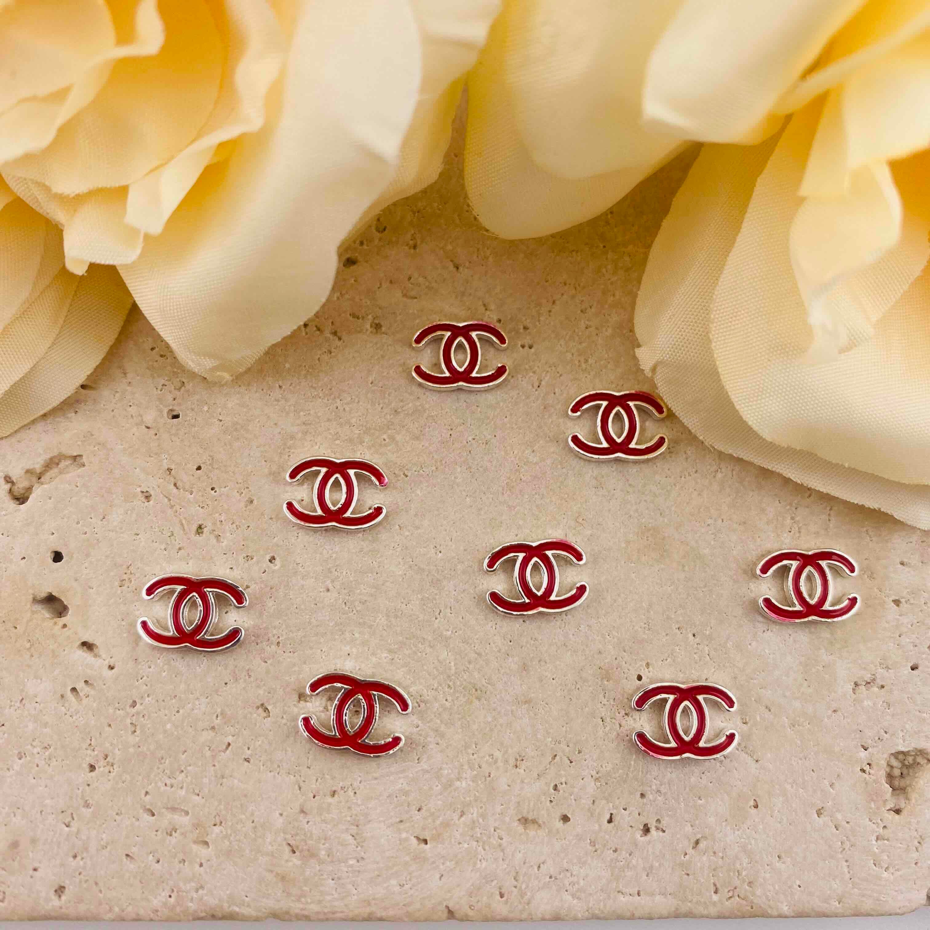PP20055-About 9mm CC Metal Nail Charms