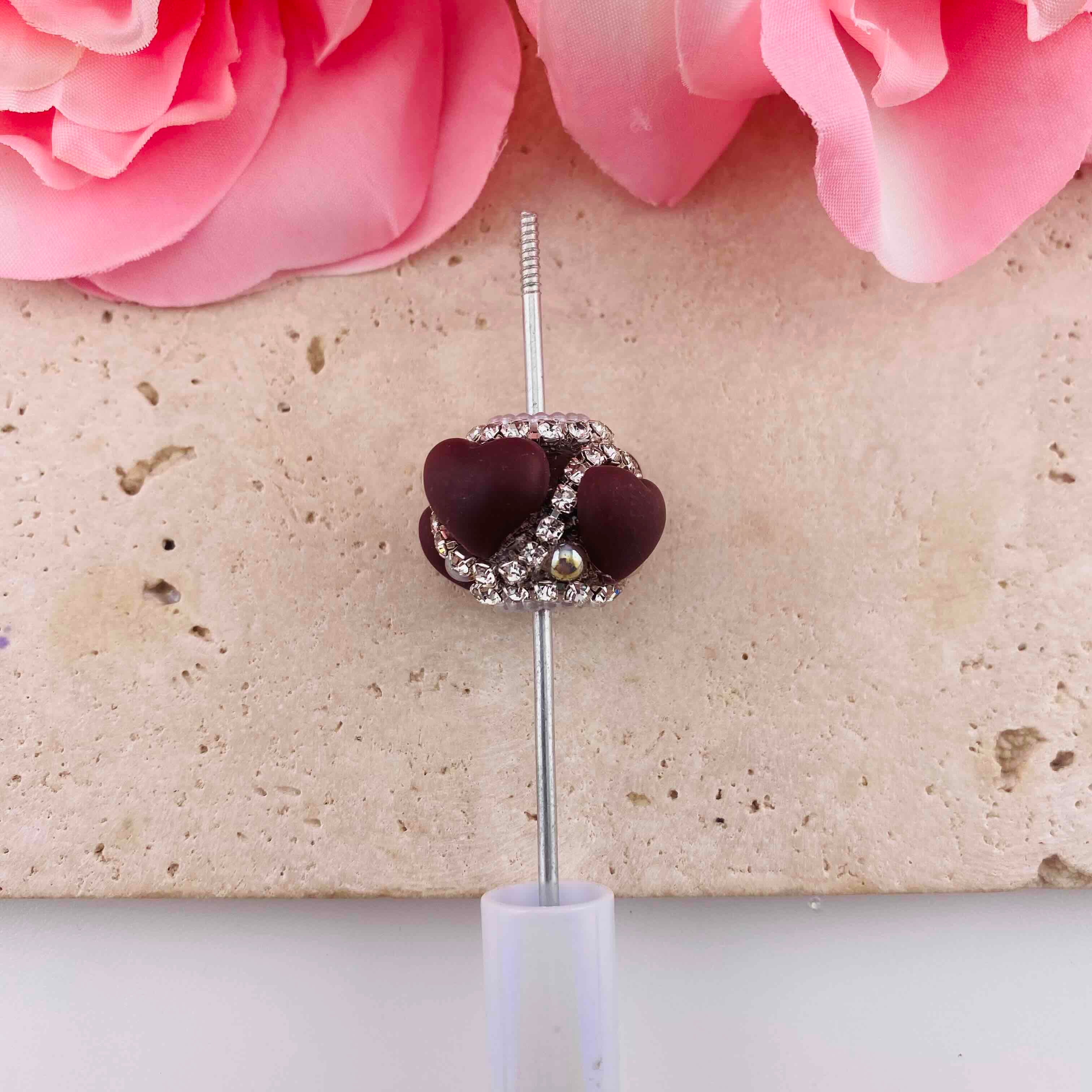 FS19817-About 18*23mm Heart Resin Beads