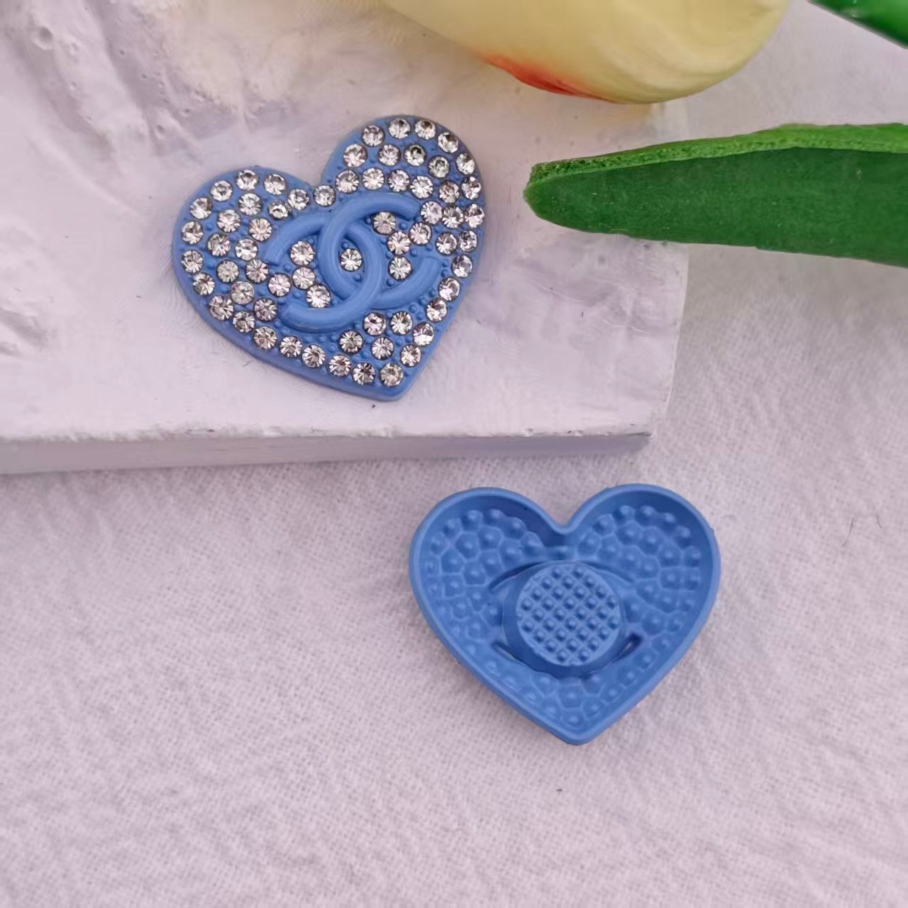 FS3902- Fully Diamond-Studded Heart CC Zoe's DIY Shop