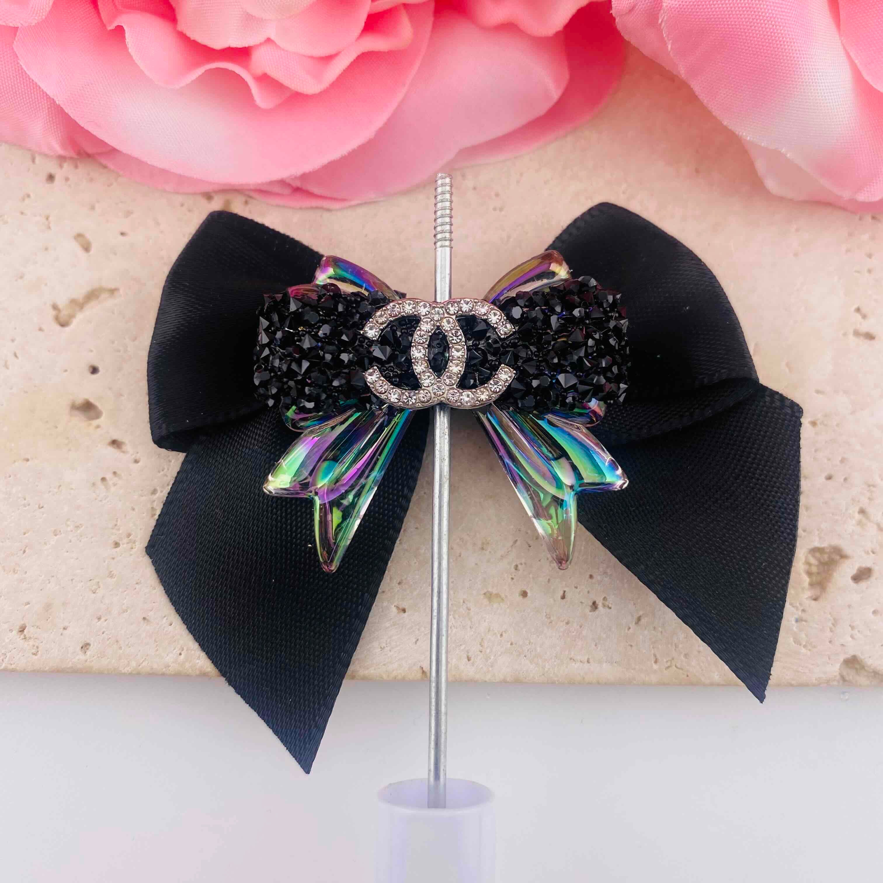 PP19784-About 32*37mm Rhinestone Bow Beads