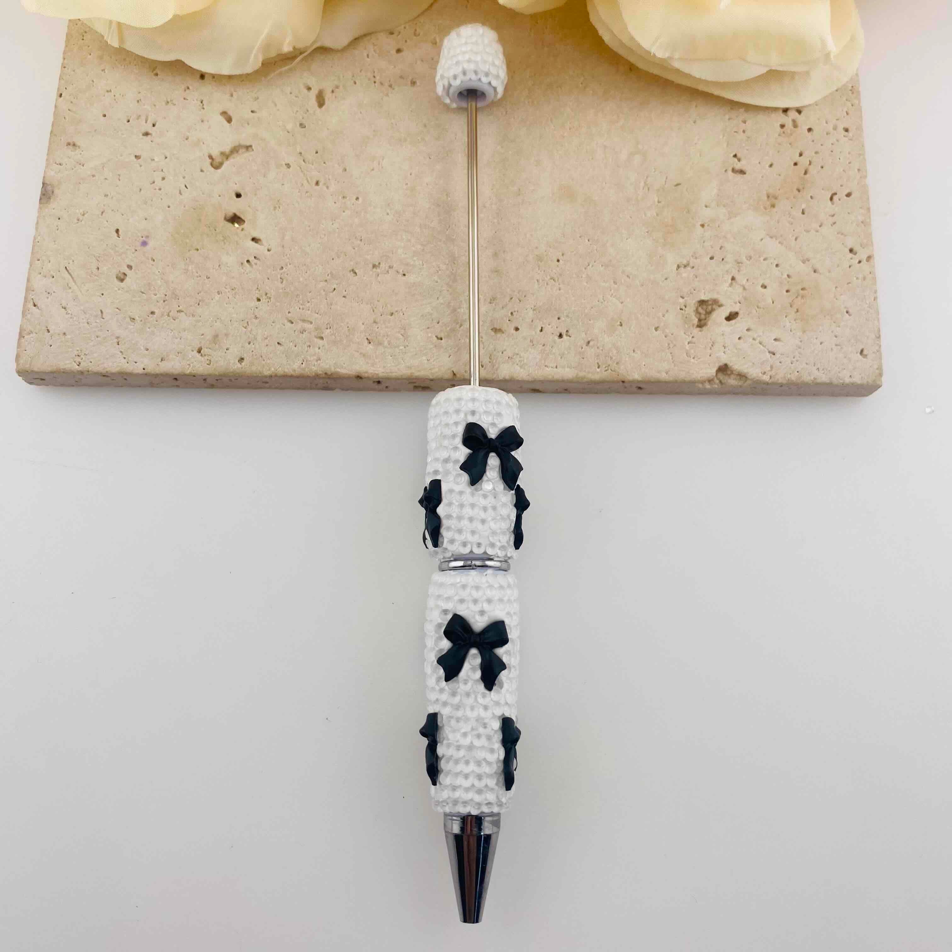 FS19960-Bow Full Rhinestone Fancy Pens