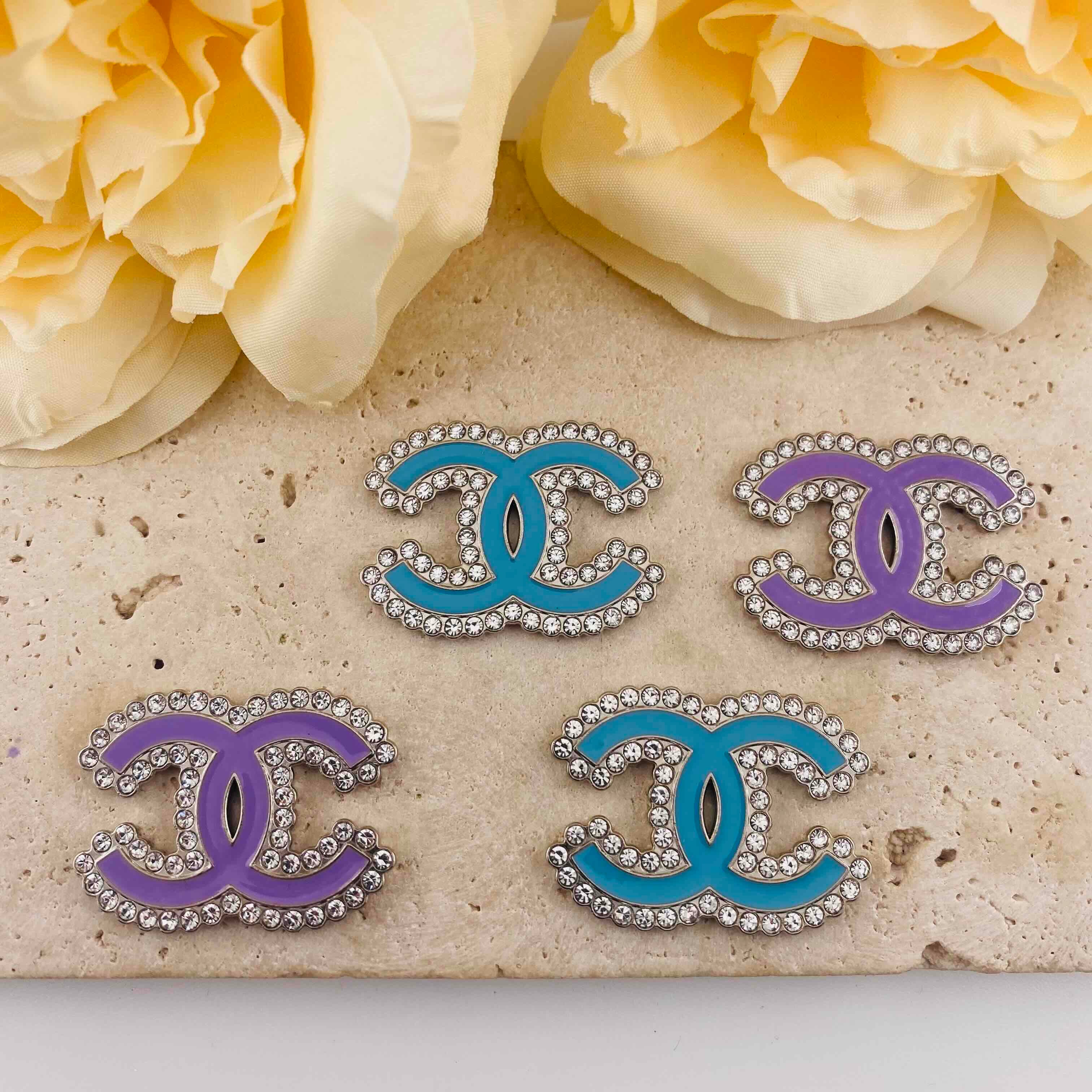 FS4064-  About 35mm CC Metal Charms