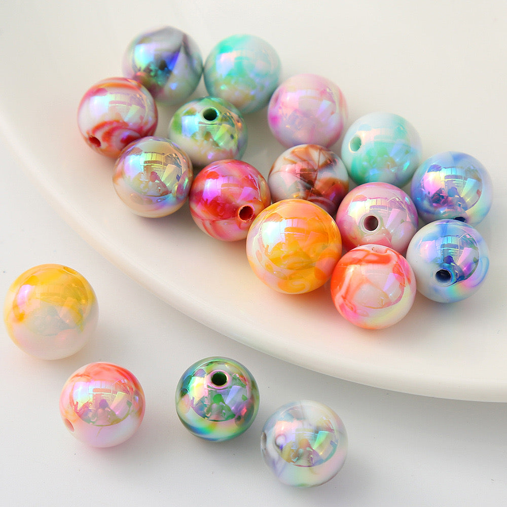 FS1716-16 MM Size UV  Acrylic Beads Fit For Beadable Pens