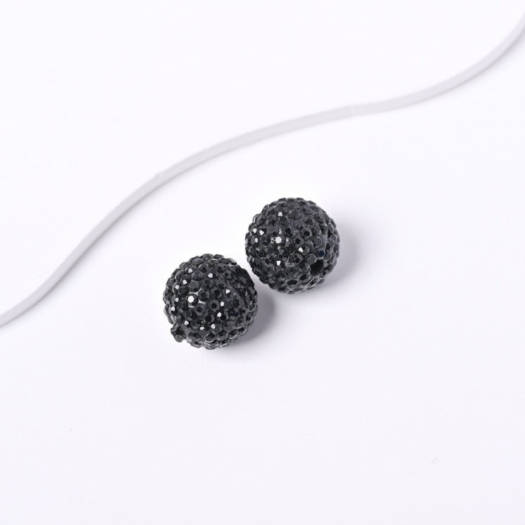FS20234-16mm Rhinestone Clay Beads For Making Keychain Beadable Pens