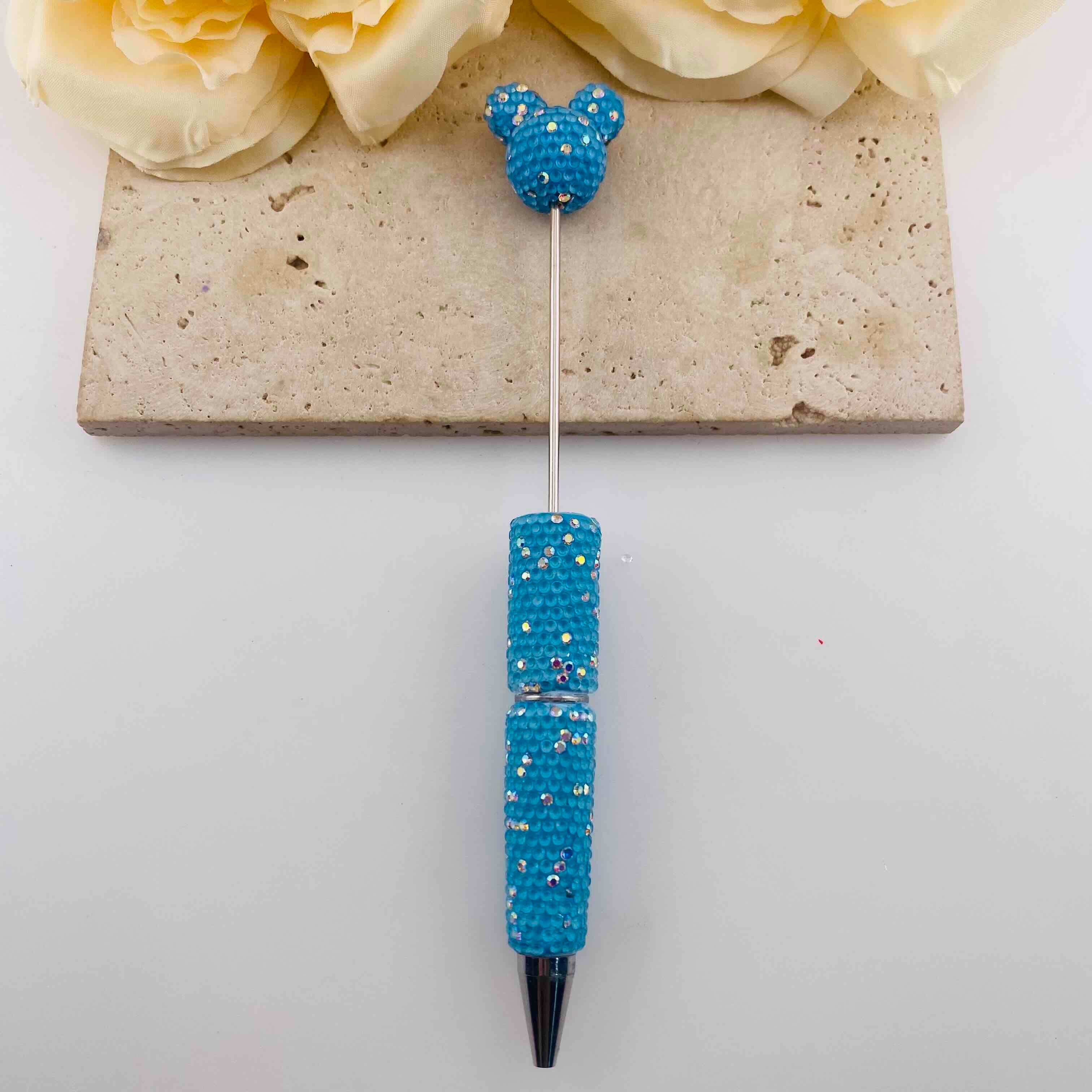 FS20075-Rhinestone Mickey Beadable Pens