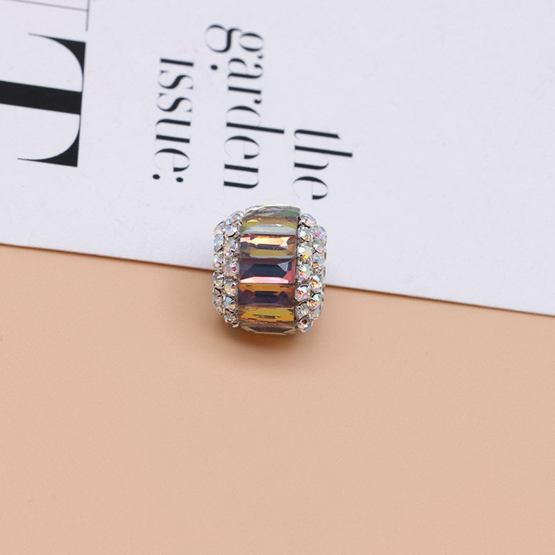 FS10876 -About 15×17×17mm Mocha Glass Crystal Fancy Beads