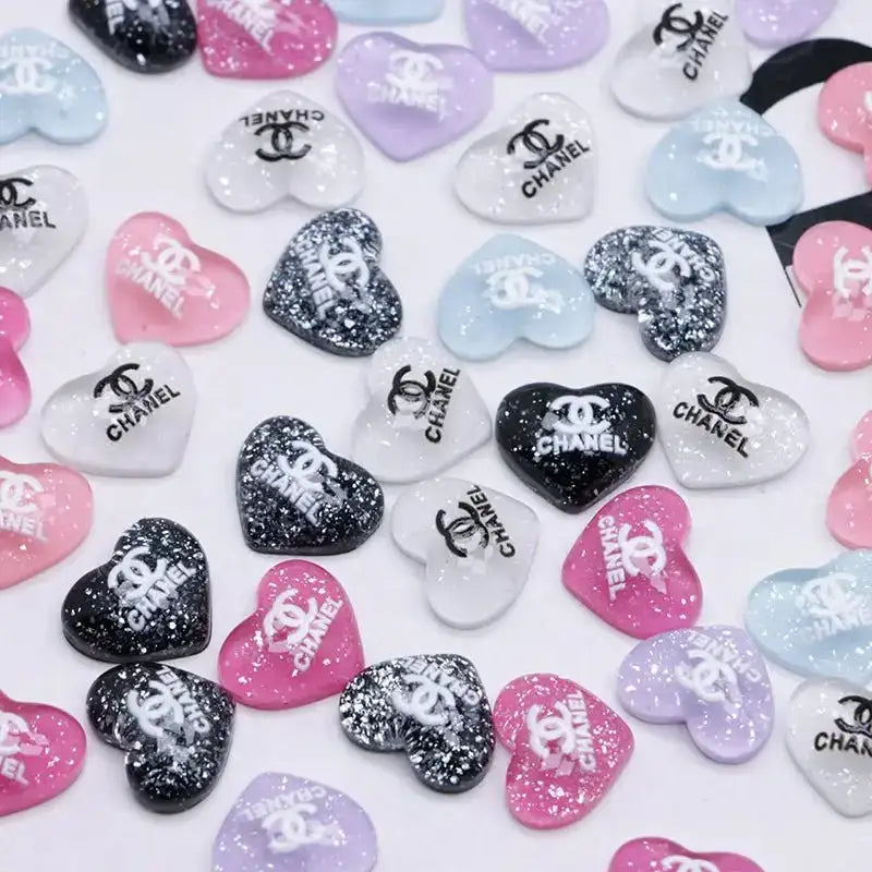 10*11 Heart Nail Charms For DIY Project -Zoe DIY Wholesale