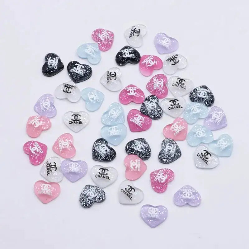 10*11 Heart Nail Charms For DIY Project -Zoe DIY Wholesale