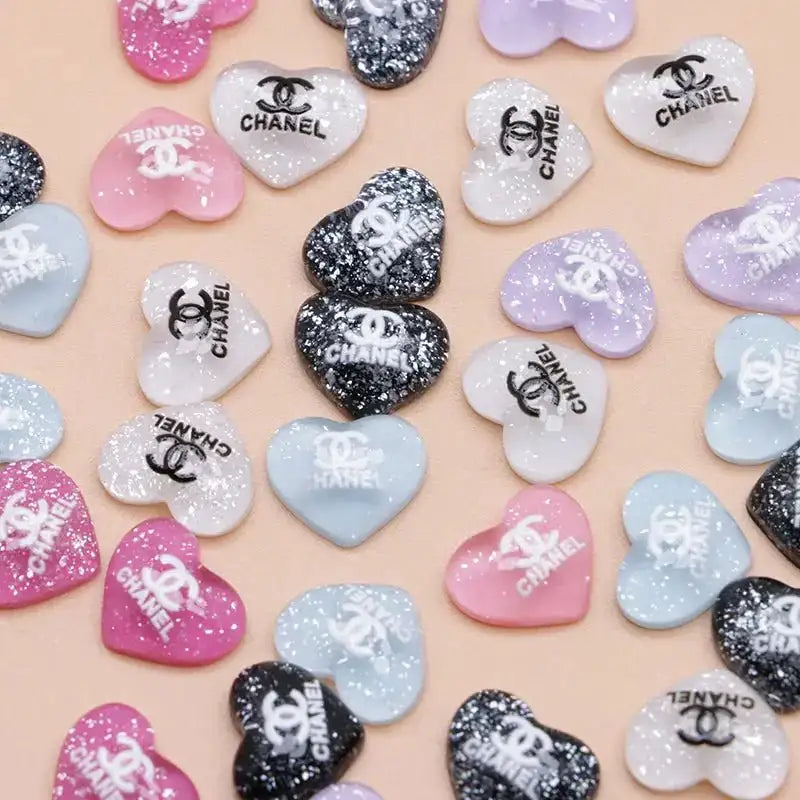 10*11 Heart Nail Charms For DIY Project -Zoe DIY Wholesale