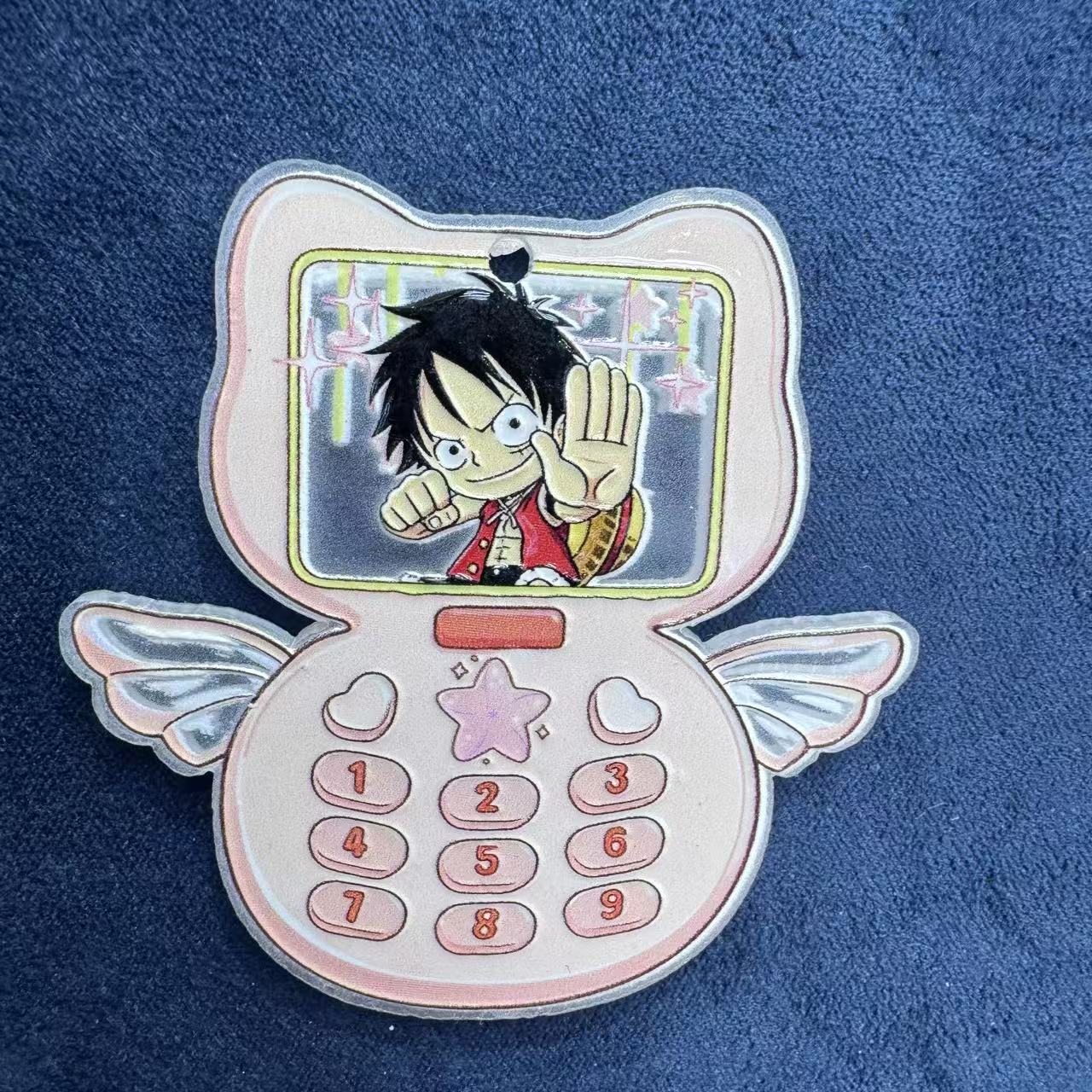 Printed Acrylic Charms Pedant For Making Keychain