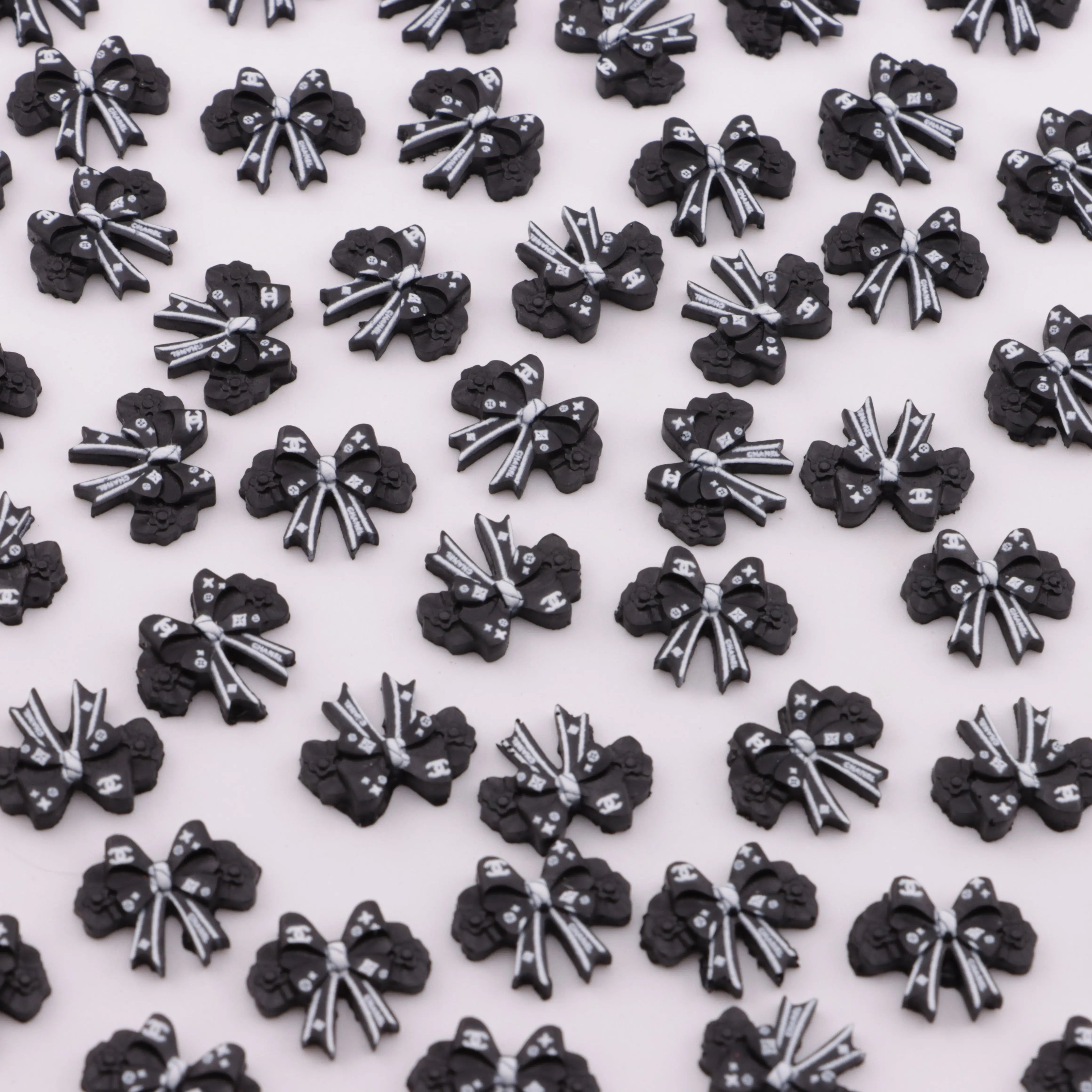 10*13mm Cc Bowknot Resin Nail Stickers Zoe's DIY Shop