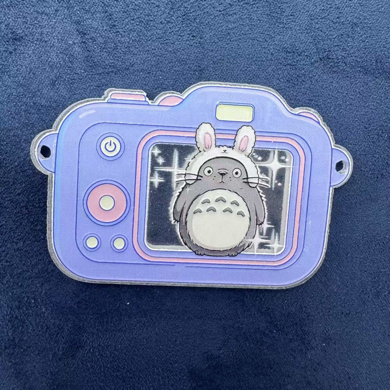 Camera Printed Acrylic Charms Pedant For Making Keychain