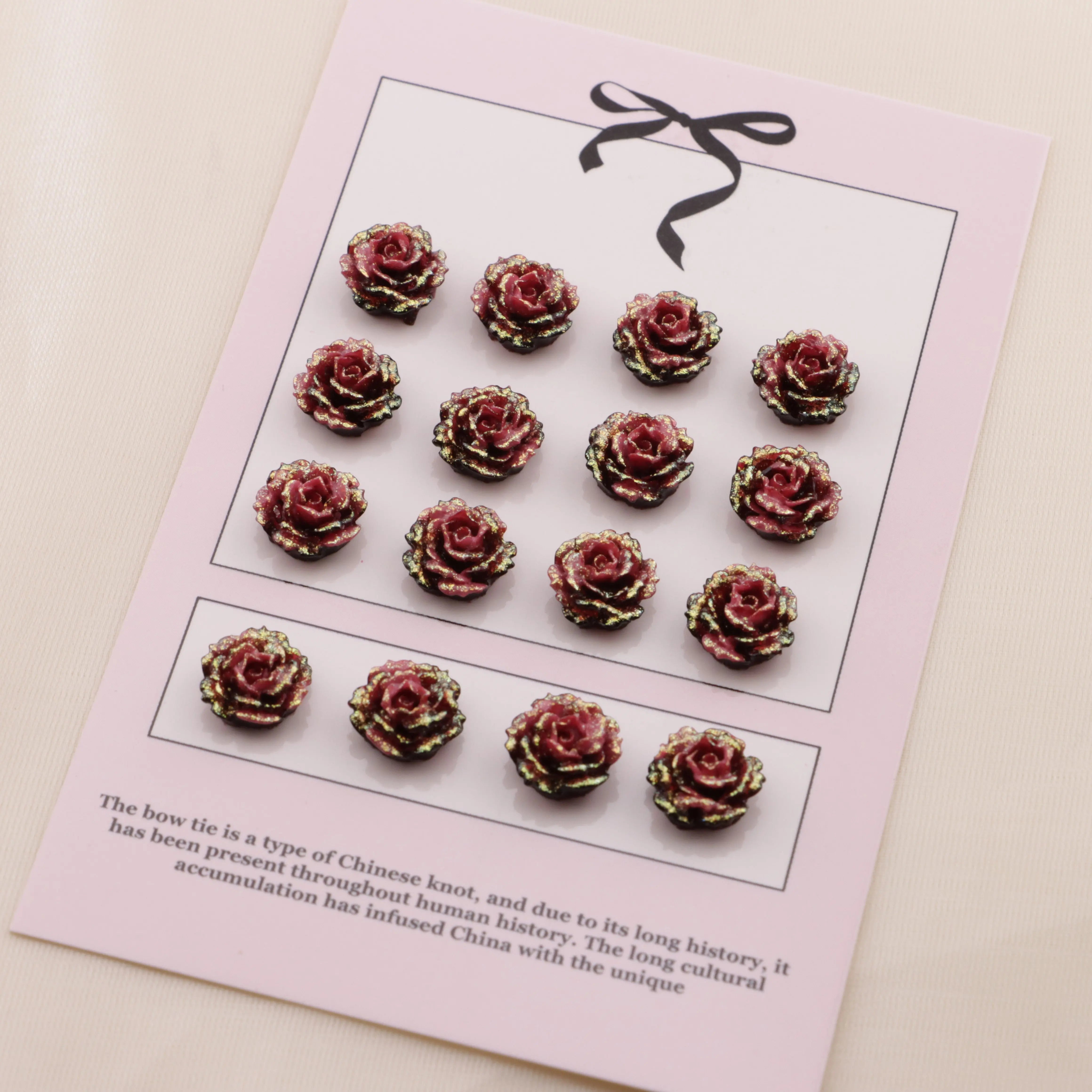 10mm Luminous Soft Flower Charms Ye Guang Ruan Hua Tie Pian For DIY Project Zoe's DIY Shop