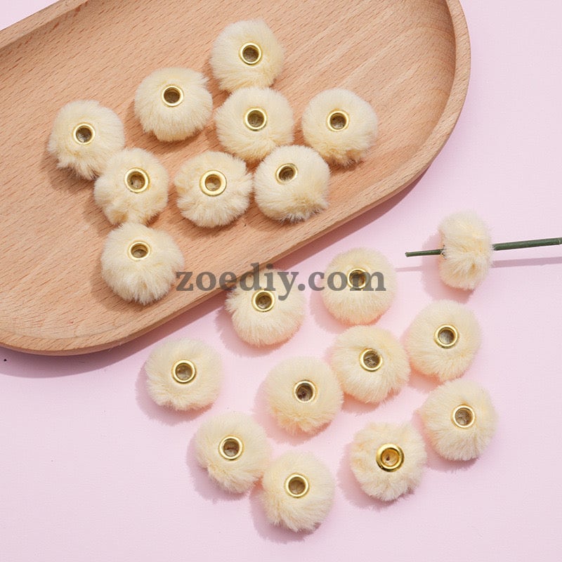 FS2081--Plush Spacer Beads Fit For Beadable Pens