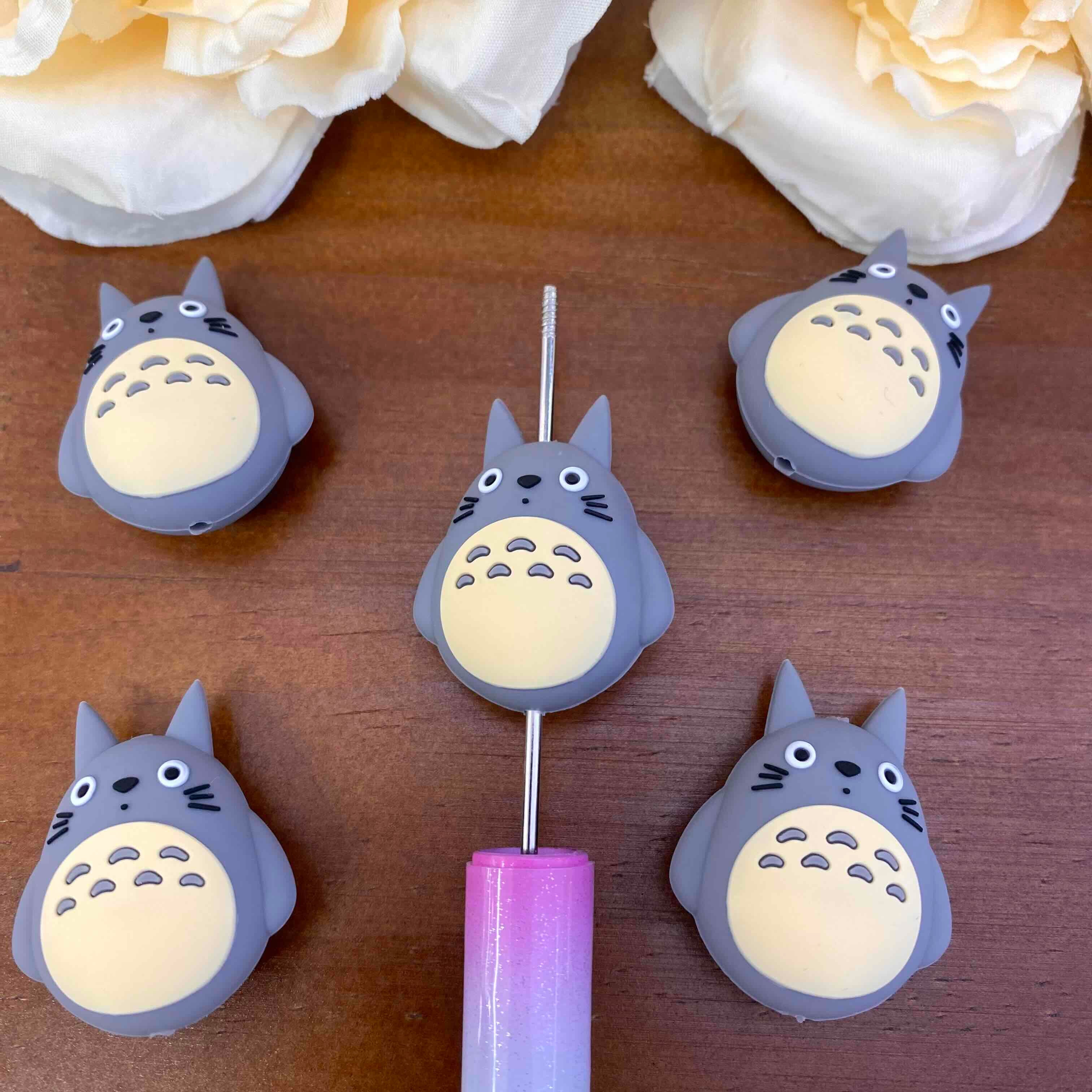 FS20538-3D Totoro Silicone Focal Beads