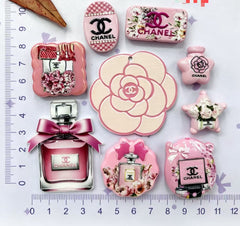 Monogram Multi‑Shape Acrylic Beads and Pendants,As Picture Shows,Random Mix