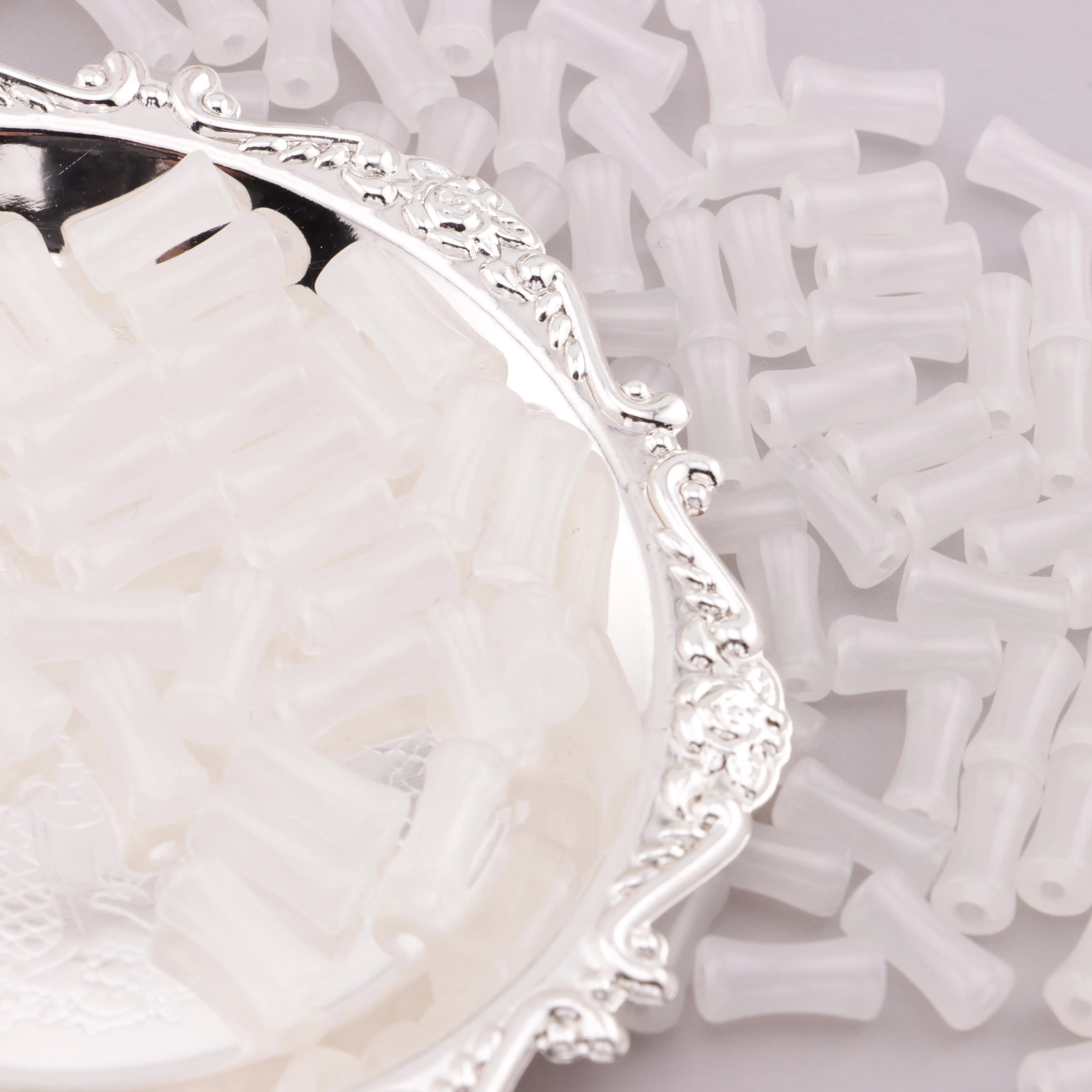 12mm Glass Bamboo Beads Glass Bamboo Beads ZoeDIY Shop