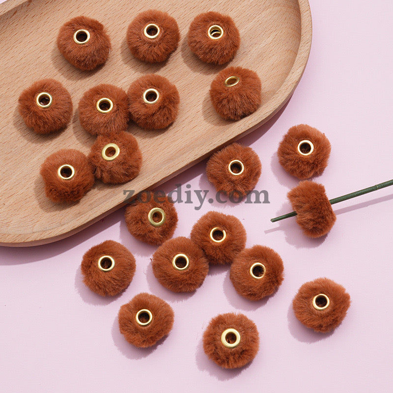 FS2081--Plush Spacer Beads Fit For Beadable Pens