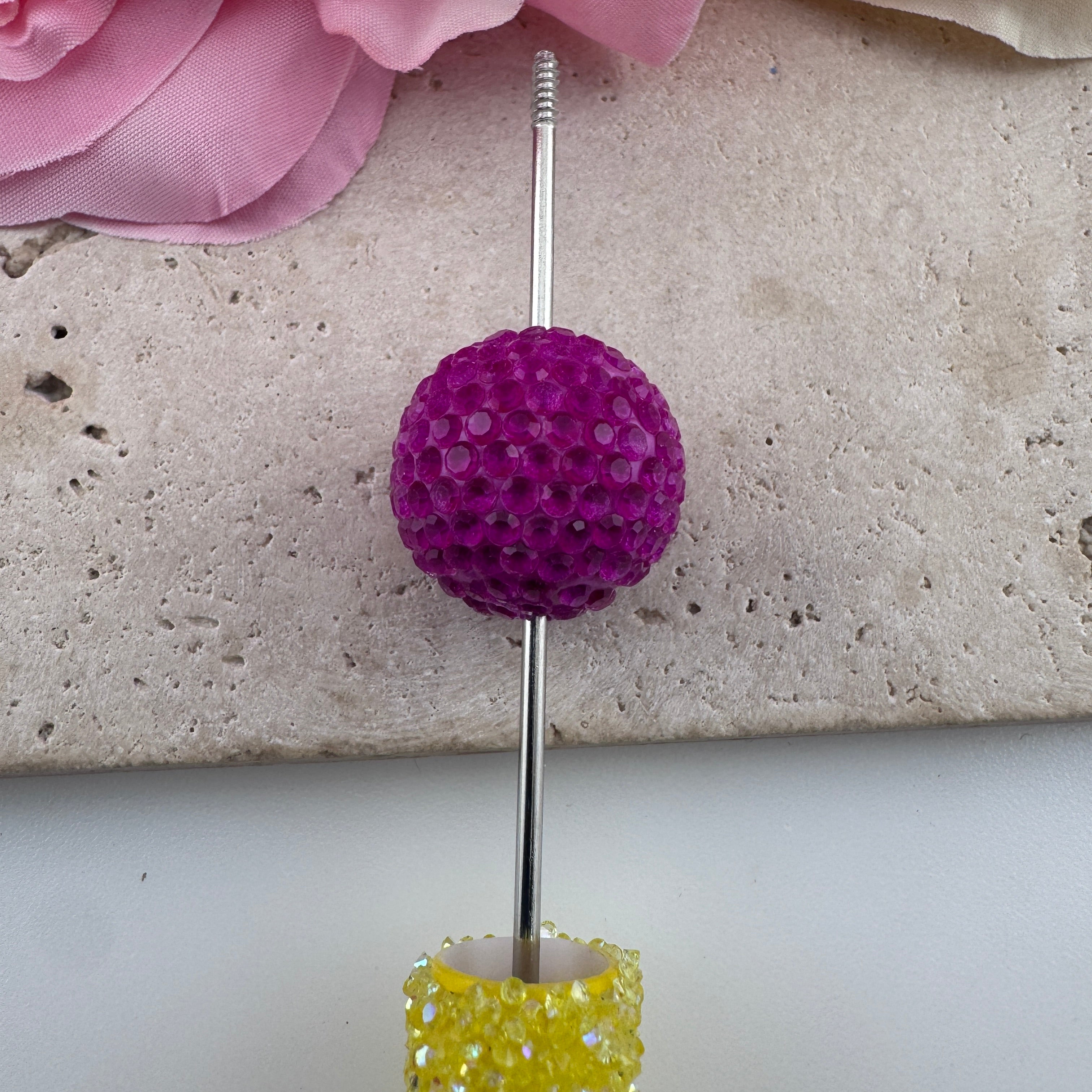 FS20015-About 20mm Mixed Neon Color Beads