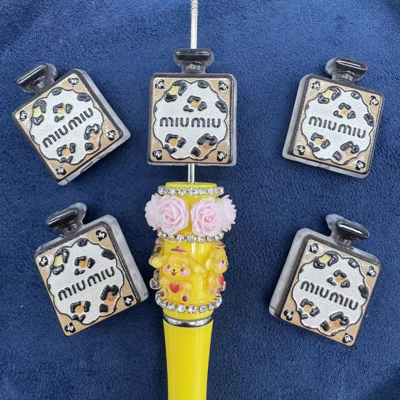 Perfume Bottle Acrylic Beads