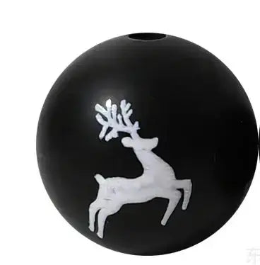 15MM Christmas Silicone Beads for Pens, Necklaces and Bracelets Zoe DIY Wholesale