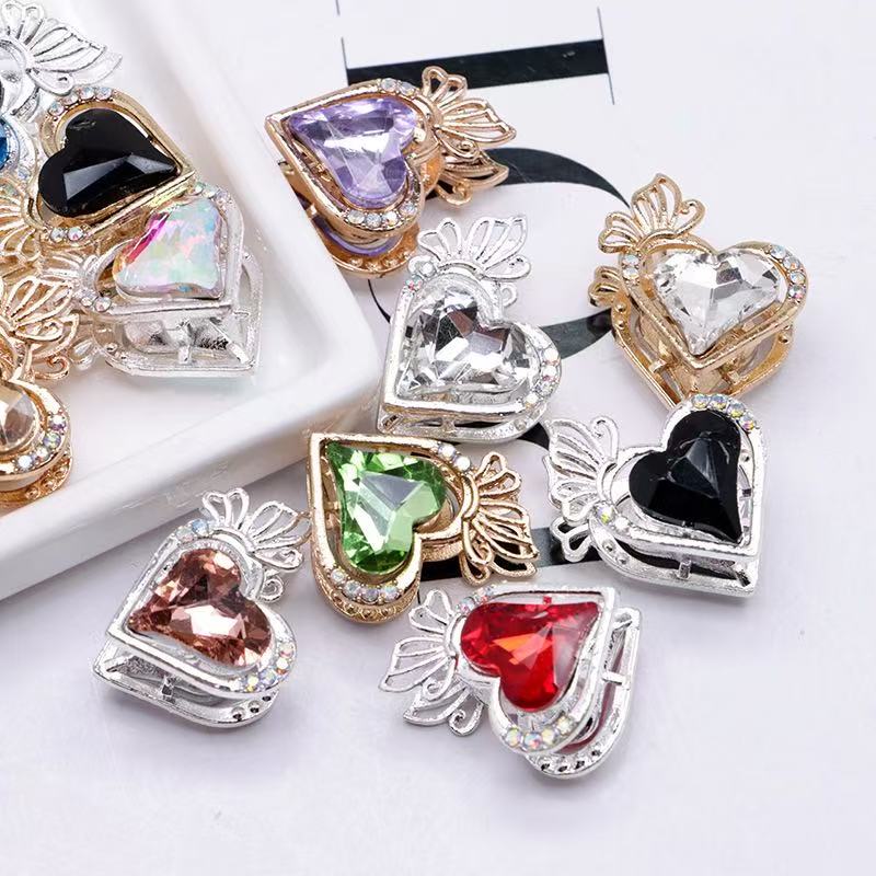 Heart Butterfly Heavy-Duty Beads Straight Hole Beading Accessories Findings DIY Beaded Pen