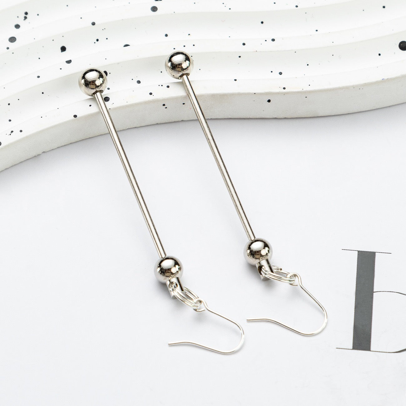 FS2730-1 Pair Beadable Earrings