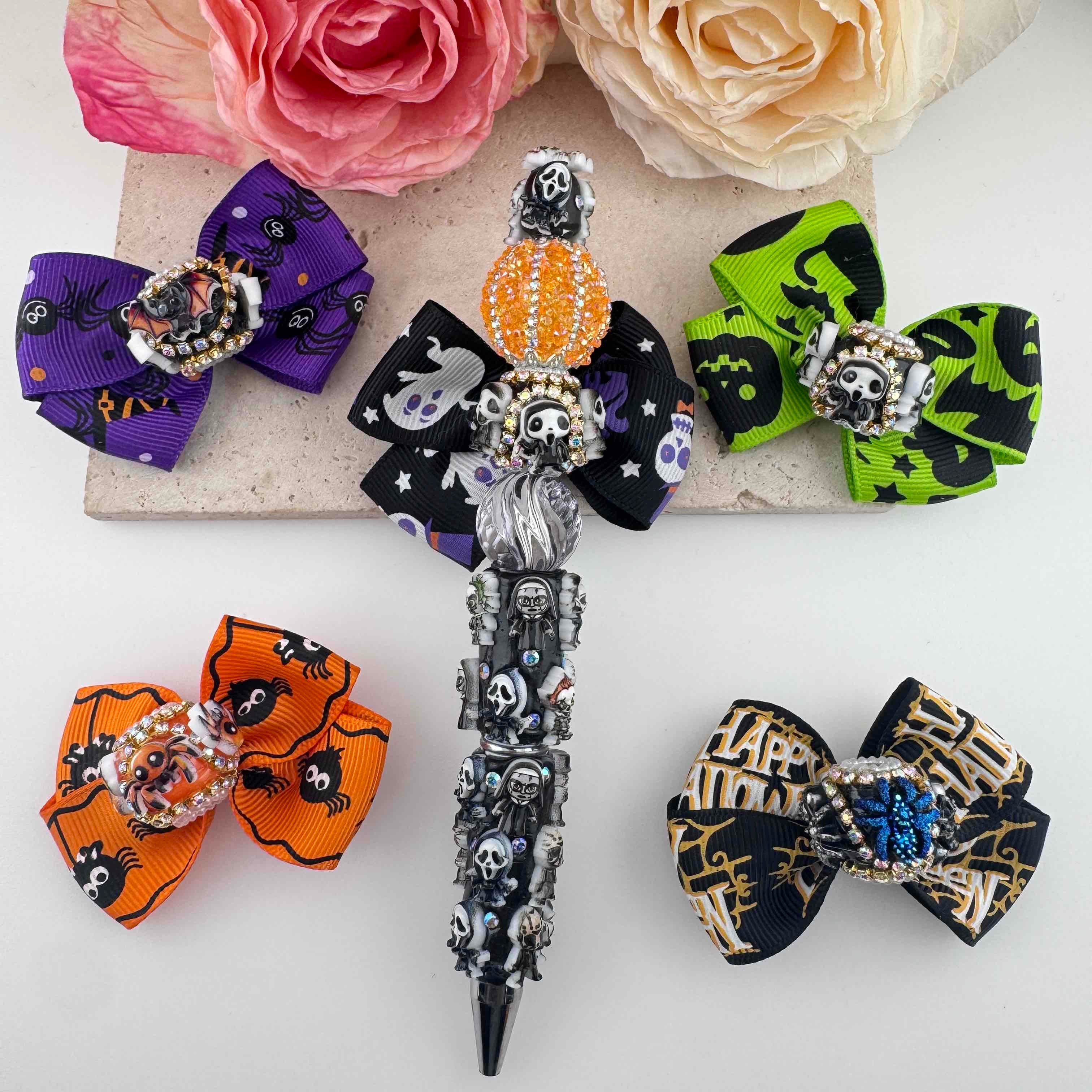 FS19440-Halloween Bow Beads