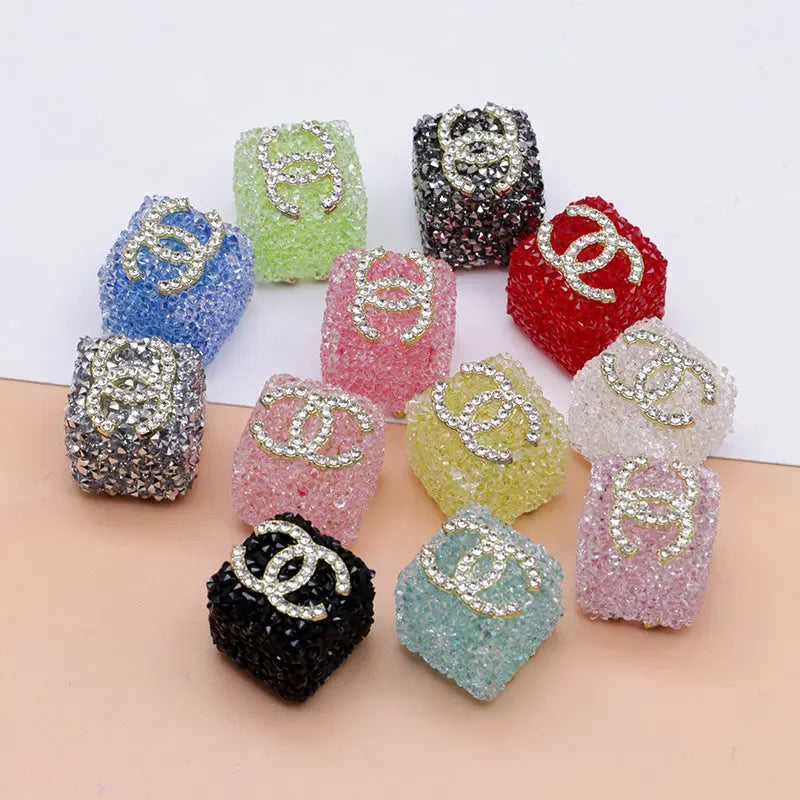 16mm Cc Granulated Sugar Beads for Crafts DIY Bracelets Keychains Pens Jewelry Making Supplies Zoe's DIY Shop