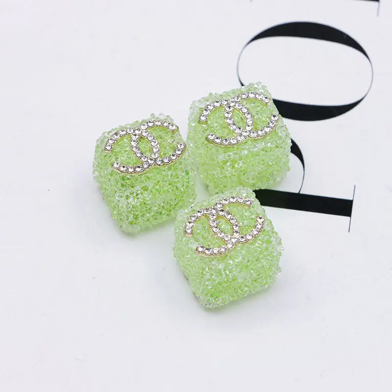 16mm Cc Granulated Sugar Beads for Crafts DIY Bracelets Keychains Pens Jewelry Making Supplies Zoe's DIY Shop