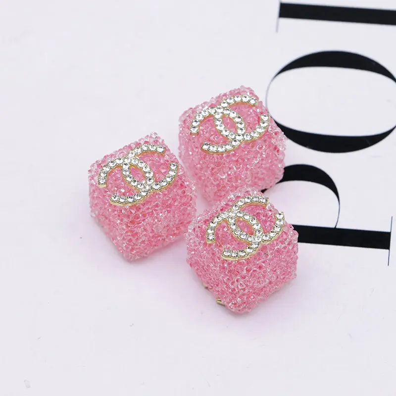 16mm Cc Granulated Sugar Beads for Crafts DIY Bracelets Keychains Pens Jewelry Making Supplies Zoe's DIY Shop