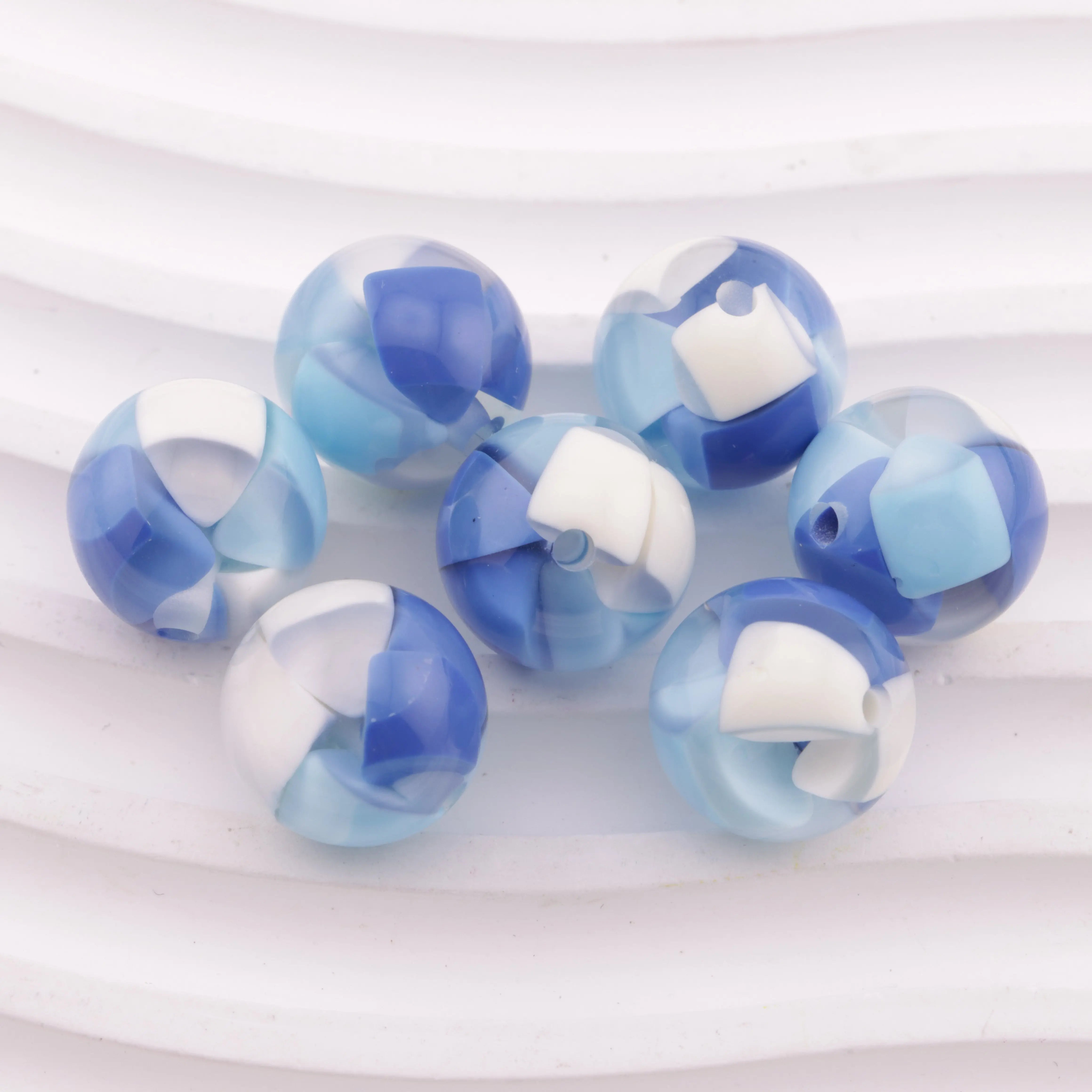16mm Cheese Color-Blocked Beads Fit For Pen Zoe's DIY Shop