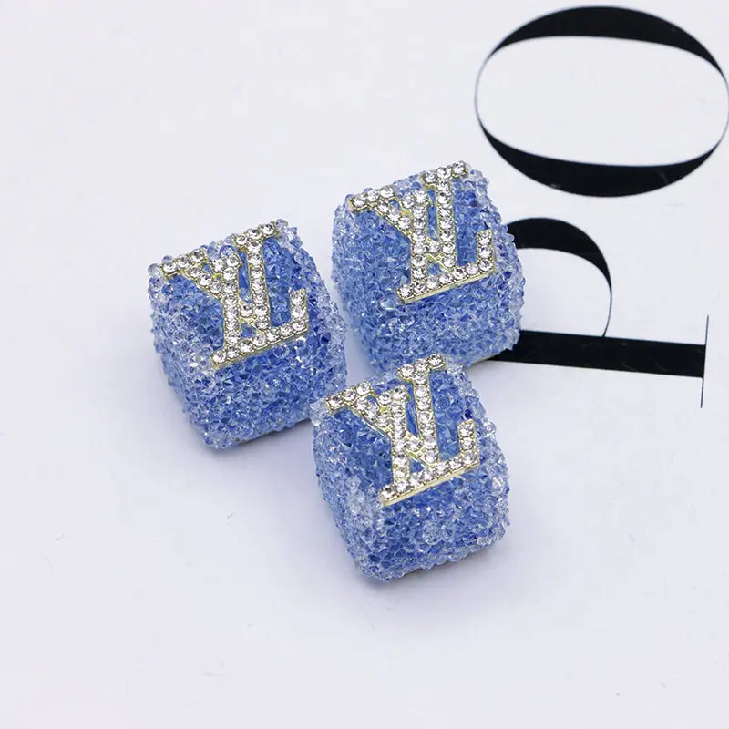 16mm LV Sugar Beads for Crafts DIY Bracelets Keychains Pens Jewelry Making Supplies Zoe's DIY Shop