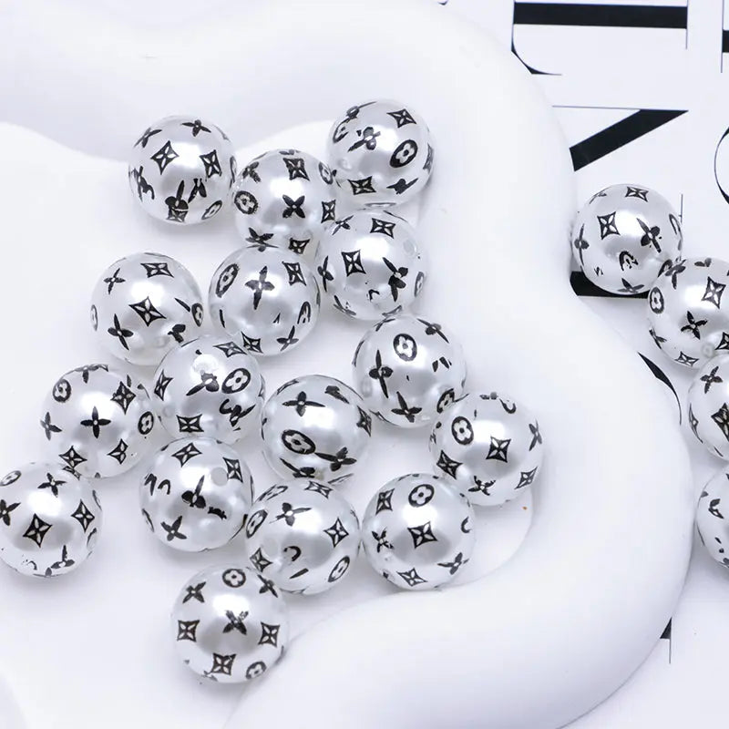 16mm Pearl Looking Acrylic Beads Zoe's DIY Shop