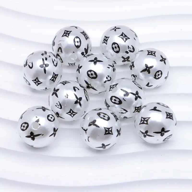 16mm Pearl Looking Acrylic Beads Zoe's DIY Shop