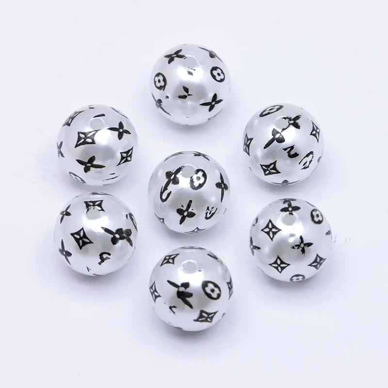 16mm Pearl Looking Acrylic Beads Zoe's DIY Shop