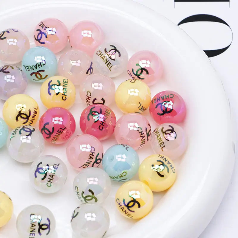 16mm Random Mixed  Jelly Color Acrylic Beads Zoe's DIY Shop