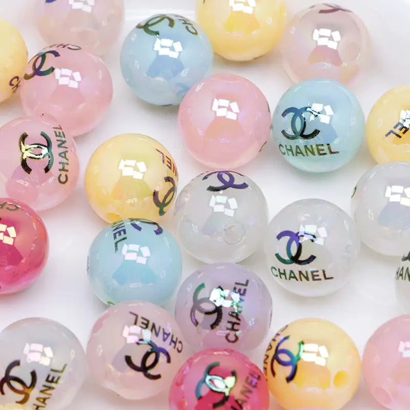 16mm Random Mixed  Jelly Color Acrylic Beads Zoe's DIY Shop