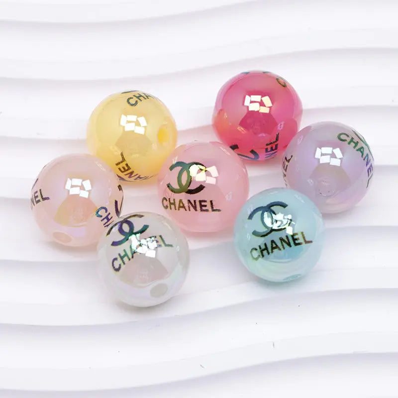 16mm Random Mixed  Jelly Color Acrylic Beads Zoe's DIY Shop