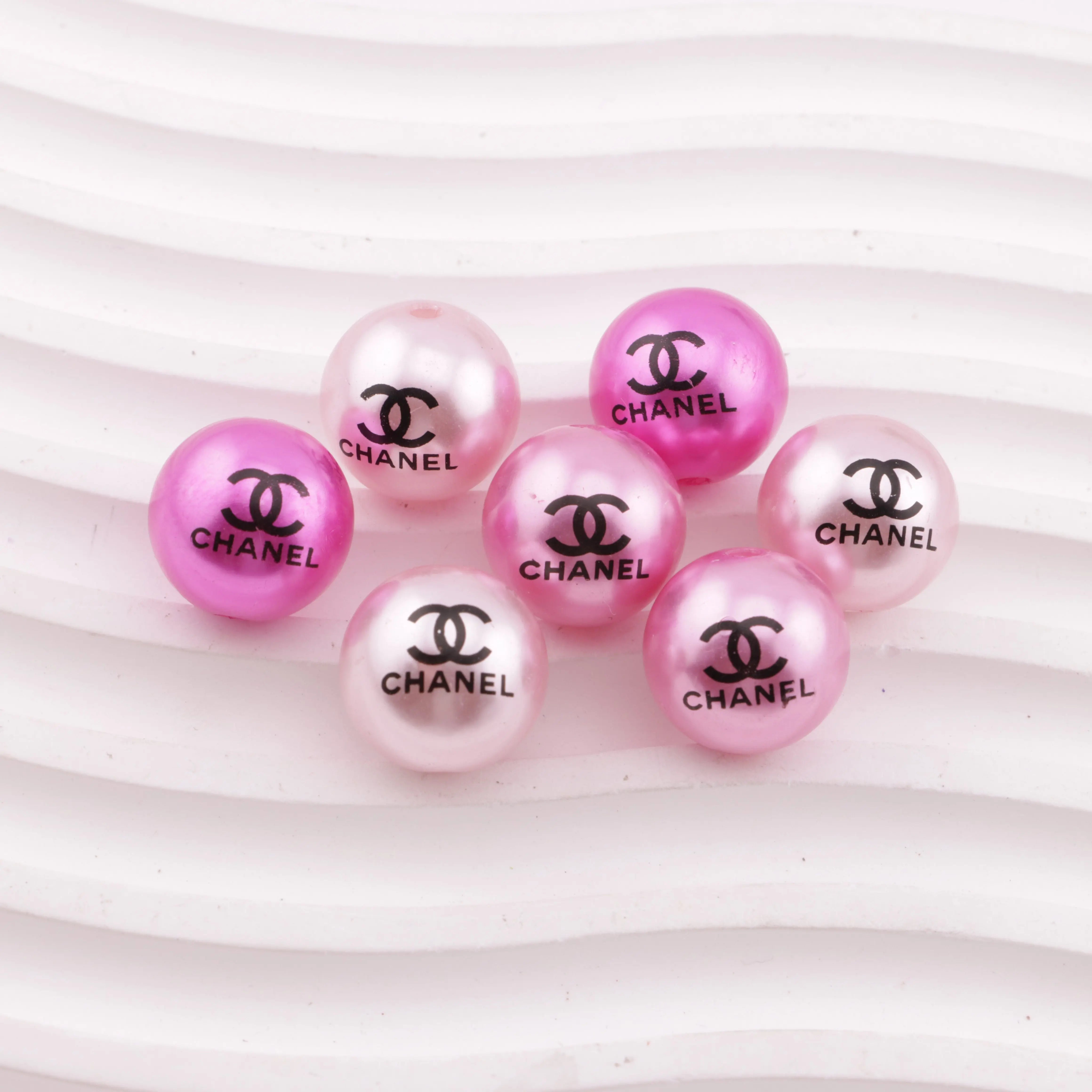 16mm Round Acrylic Faux Pearl Beads Creamy White Imitated Pearl Loose Spacer Beads with Hole for Jewelry Making Supplies Zoe's DIY Shop