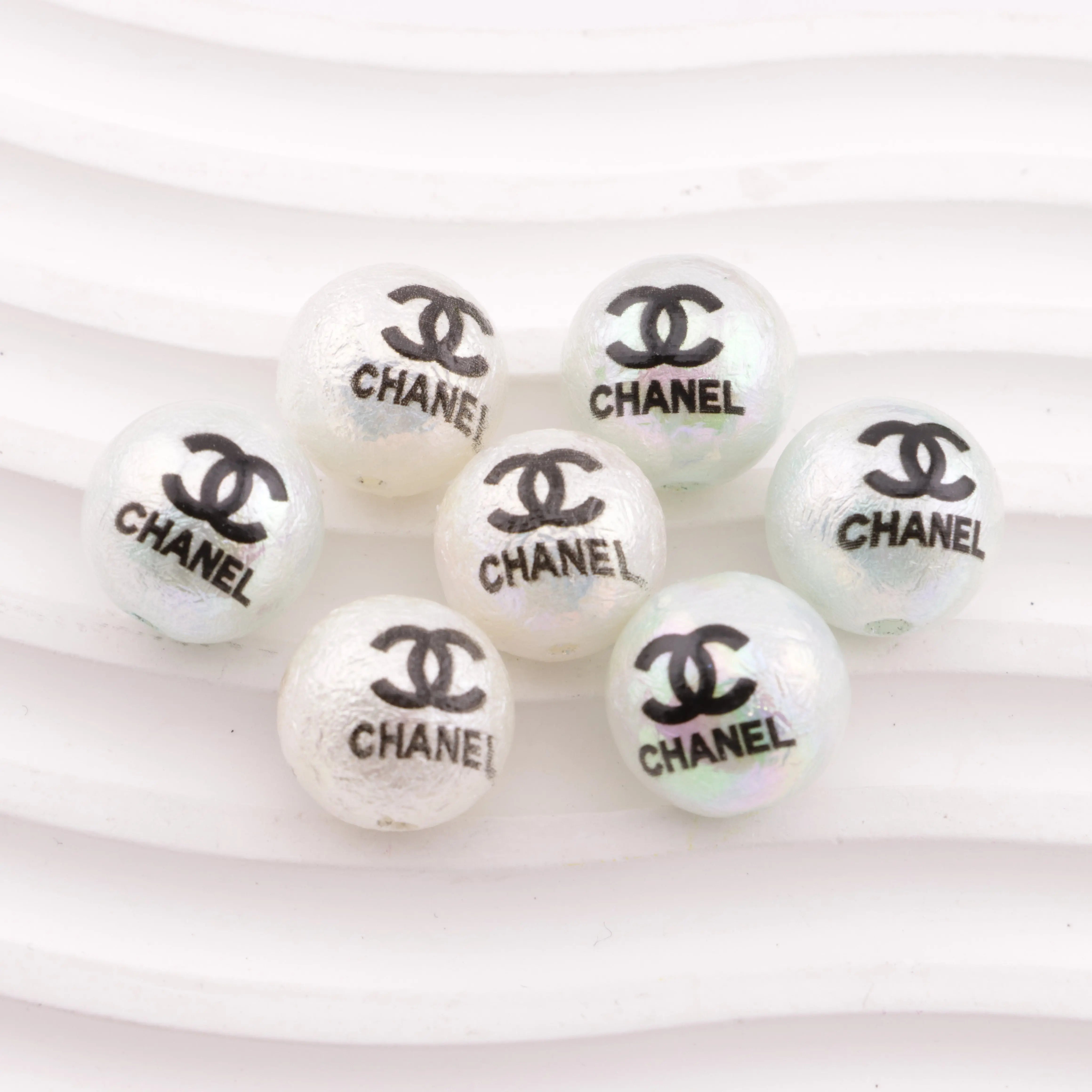 16mm Wrinkled CC Acrylic Beads Beads Acrylic Zoe's DIY Shop